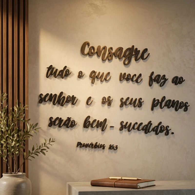 Letreiro para Paredes